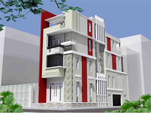 Mẫu thiết kế nhà lệch tầng đẹp