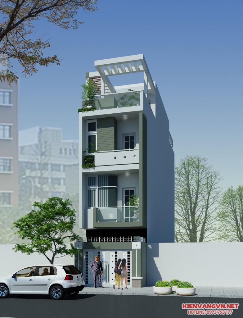 Nhà 3 tầng đẹp