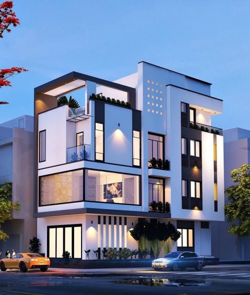 Nhà ống 2 mặt tiền