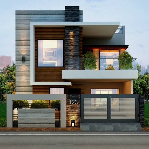 Nhà phố 2 tầng