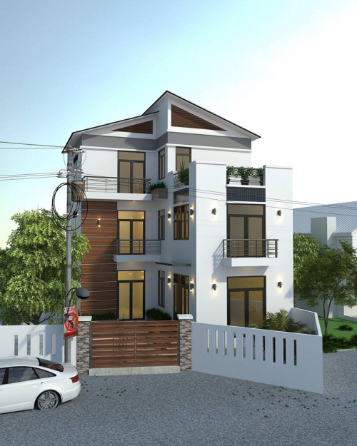 nhà phố 3 tầng đẹp