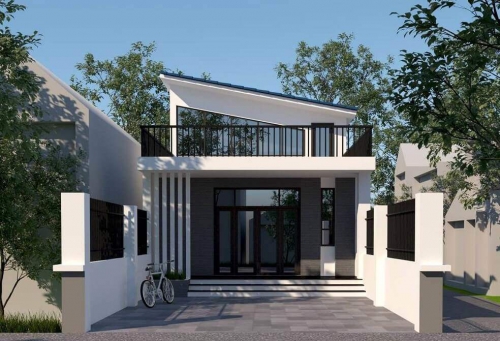 Nhà phố đẹp 1 tầng