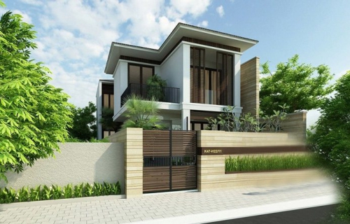 Những mẫu nhà 2 tầng ở nông thôn