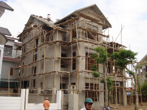 Thi công biệt thự