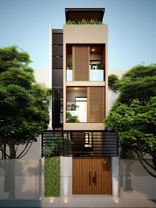 Thiết kế mặt tiền nhà đẹp