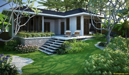 Thiết kế mẫu sân vườn