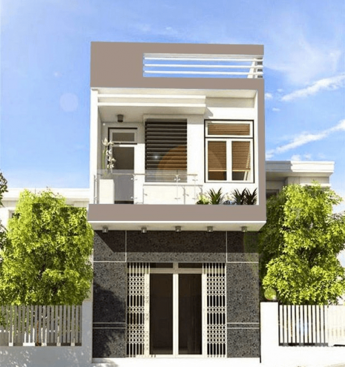 Thiết kế nhà 2 tầng đơn giản