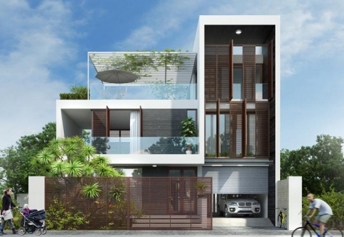 Xu hướng thiết kế mẫu nhà phố hiện đại 2019